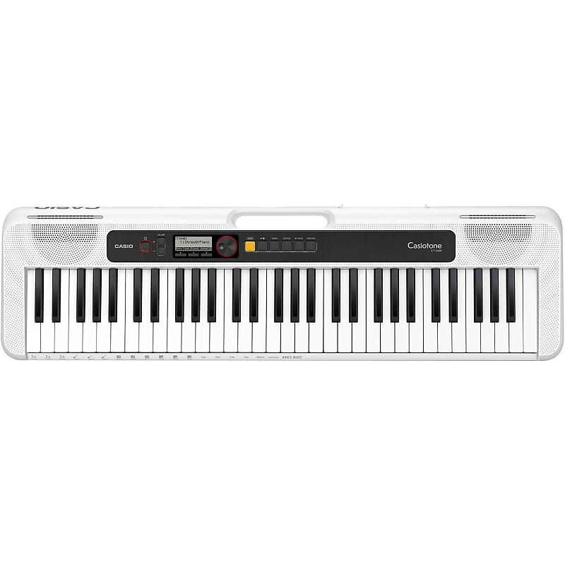 Casio Casiotone CT S200 Portable 61 Key Digital Piano White Reverb