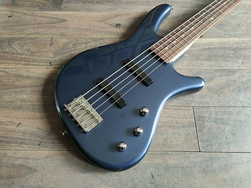 1995 Anboy (Fujigen Japan) Odyssey Series 5-String Jazz Bass (Sparkle Blue) image 1
