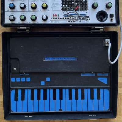 EMS Synthi AKS synthesizer + mods: the modular in a spartanite case legend ! 70s image 1