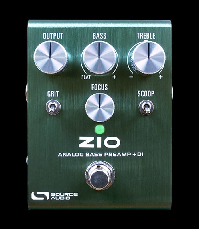 Source Audio ZI0 Analog Bass Preamp + DI pedal  2024 - green. New! image 1
