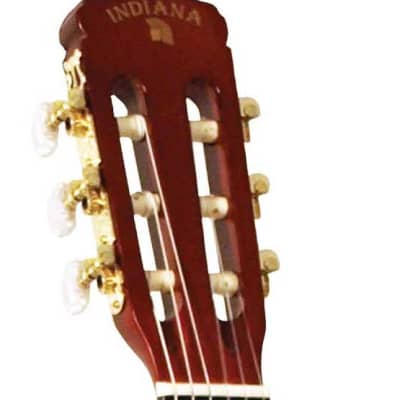 Indiana IC-15 Classical Shape Basswood Top Full Size Nylon 6-String Acoustic Guitar image 4