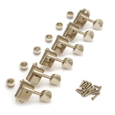 099-2074-000 Fender Vintage Style Logo Nickel Tuners Fits Most Strat/Telecaster