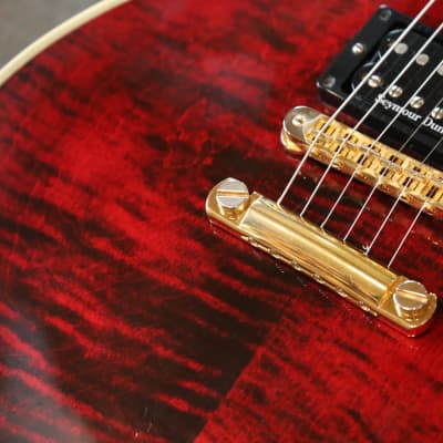 2007 Gibson 1968 Les Paul Custom Reissue Figured Red Tiger Signed by Zakk Wylde + COA OHSC image 7