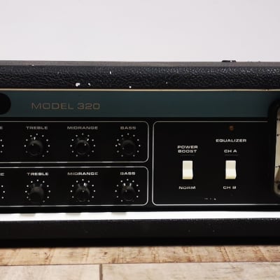 Acoustic Control Corp 320 vintage bass head amplifier image 1