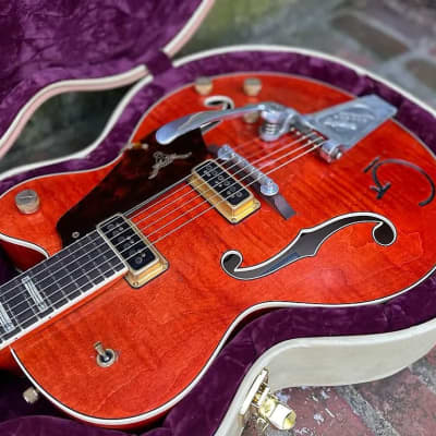 Gretsch Custom Shop 1955 Reissue G Brand Chet Atkins 6120 Aged 2020 - Orange Stain image 9