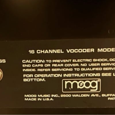 Moog Vocoder 16 Channel Model MBVO 327 1970-1980 - Schwarz image 4