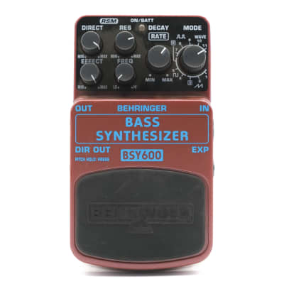 behringer BSY600 ベースシンセサイザーエフェクトペダル Behringer BSY600 Guitar Effects Pedal Bass Synthesizer