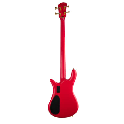 Spector Euro4 Classic Bass Guitar - Solid Red - #21NB16614 - Display Model image 12