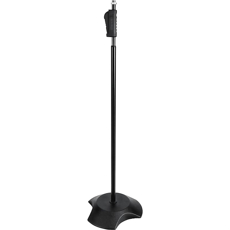 DR Pro Quick Release Round Base Microphone Stand Black Reverb