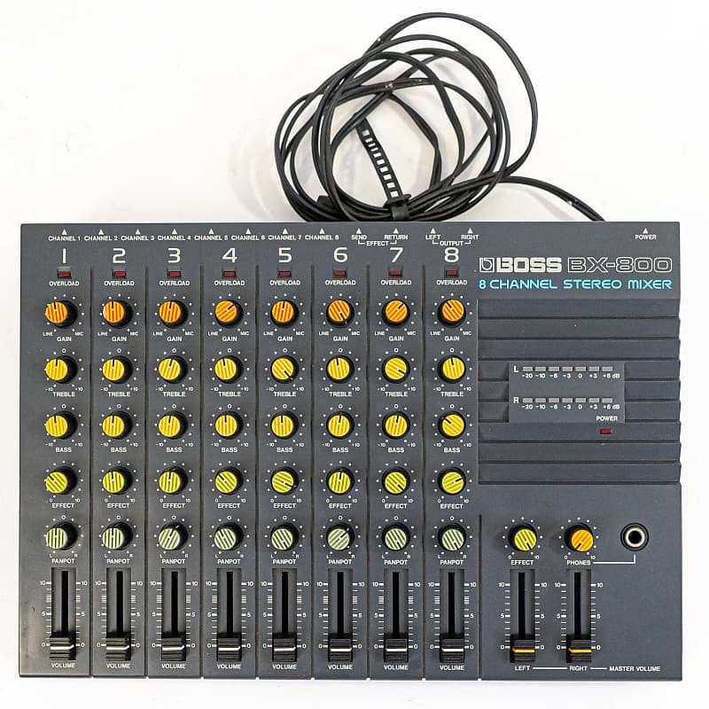 Boss BX-800 8-Channel Stereo Mixer - Affordable Excellence in Home