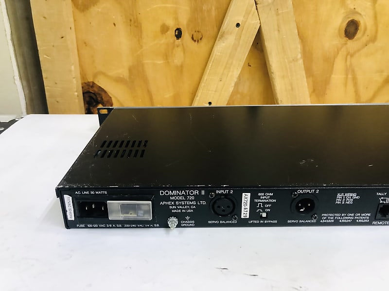 Aphex Dominator II Precision Multiband Peak Limiter Model