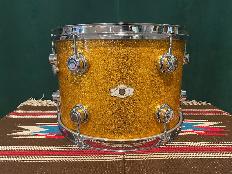 1960s Camco 9x13 Tom Drum Gold Sparkle Chanute image 1