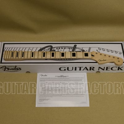 099-4552-921 Fender Player Series Strat-Stratocaster Neck Black Block Inlays 22 Med Jumbo Maple image 1