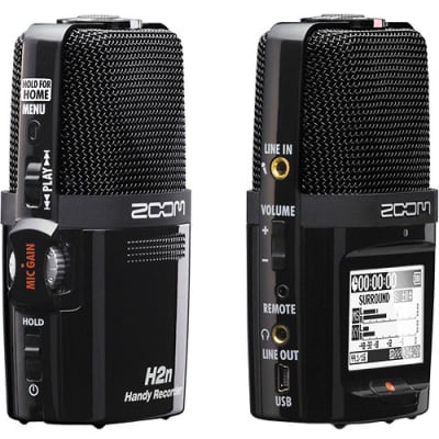 Zoom H2n Stereo/Surround-Sound Portable Recorder, 5 Built-In Microphones, X/Y, Mid-Side, Surround Sound, Ambisonics Mode, Records to SD Card, For Recording Music, Audio for Video, and Interviews image 6