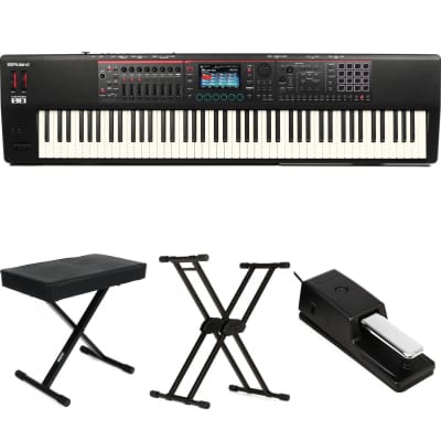 Roland FANTOM-08 Music Workstation Keyboard Essentials Bundle