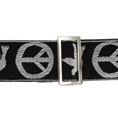 Ace Vintage Reissue Peace and Dove Guitar Strap by D'Andrea - Made in the USA image 3