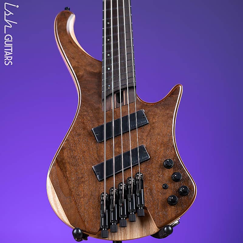 Ibanez Ehb1265ms 5 String Multi Scale Bass Natural Mocha Low Reverb