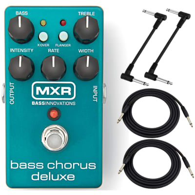 MXR M83 Bass Chorus Deluxe Effects Pedal Kit with 4 Free Cables image 1