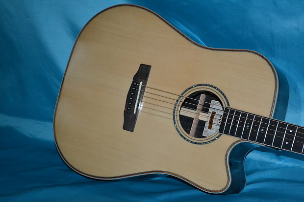 Cort AS-M5 Acoustic Electric, Solid Spruce and Rosewood, Fishman Ellipse Blend Matrix, Case Included image 1