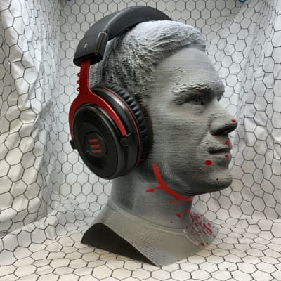 Dexter Headphone Stand! Michael C. Hall Gaming Headset Rack Holder. Holds Ear Protection Headsets! image 9