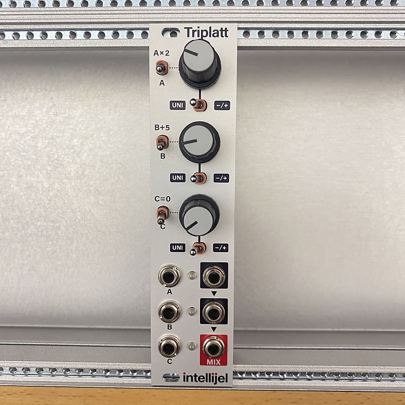 Intellijel Triplatt Eurorack Module Attenuator, Offset, Reverb