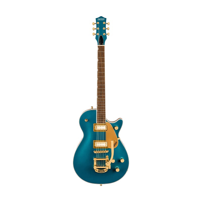 [PREORDER] Gretsch Electromatic Pristine LTD Jet Electric Guitar w/Bigsby,  Laurel FB, Petrol