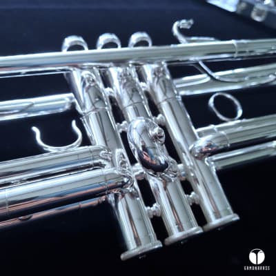 Lightweight Yamaha YTR 738 Large Bore (.463 ) 5`` bell trumpet gamonbrass image 11