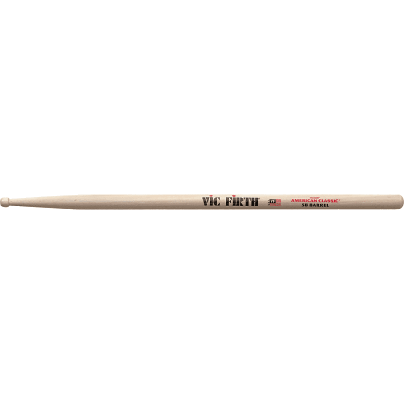 Vic Firth 5BBRL American Classic 5B Barrel Tip Drumsticks | Reverb