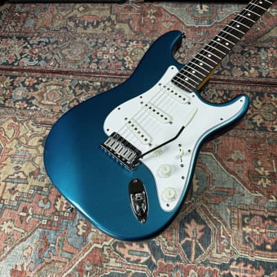 1997 Fender American Stratocaster Teal Metallic 7.9 lbs 100% Original image 16
