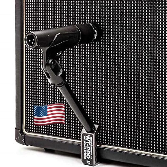 Guitar cabinet mic clamp top