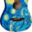 Luna Safari Starry Night Acoustic Travel Guitar w/ Gig Bag