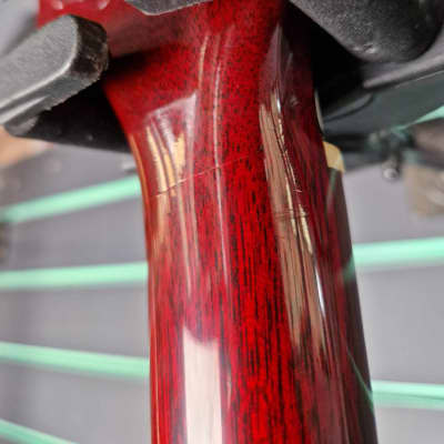 Guild Custom Shop S7CE Peregrine Standard Crimson Red 1999 Electro-Acoustic image 11
