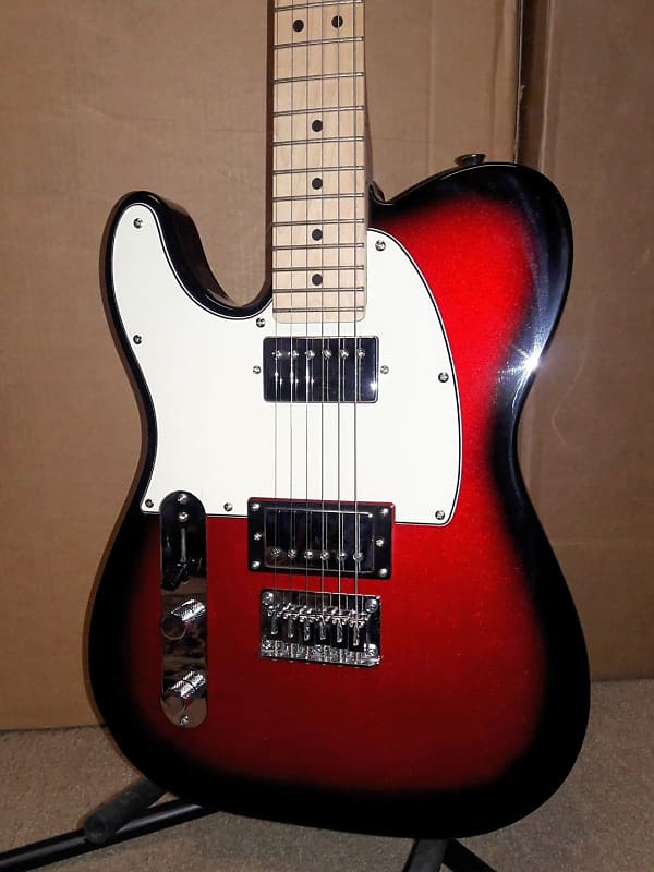 Fender SQUIER Contemporary Telecaster HH Left-Handed - Rare Red