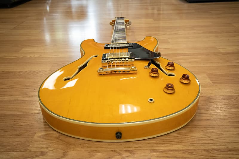 【値下げ交渉可】ARIAPROII TA62C（弦高調整済み） Aria Pro II TA-62 Semi-Hollow Electric Guitar w/ Case (Very