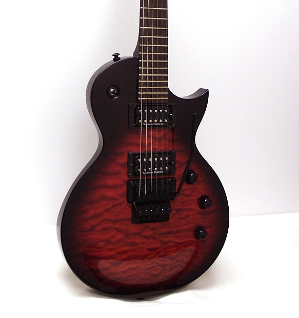 Kramer Assault 220 Plus Floyd Rose Seymour Duncan Electric Guitar - Trans  Red