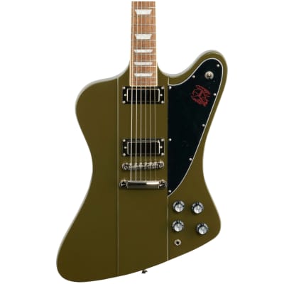 Epiphone Firebird Electric Guitar, Olive Drab Green | Reverb