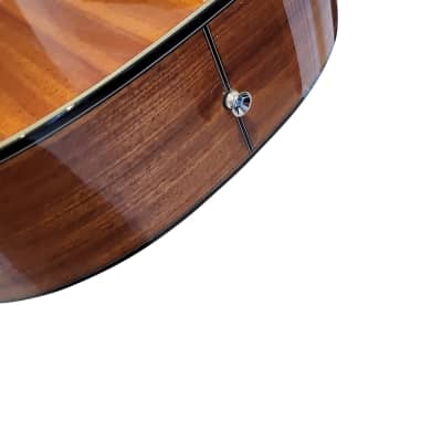 Top Grade A Spruce Acoustic guitar 40 inch full size cutaway Brown high gloss PPG763 image 6