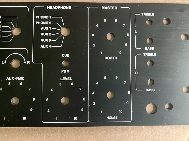 Urei 1620 フェイスプレート Urei 1620 フェイスプレート FACE PLATE for UREI 1620 MUSIC MIXER