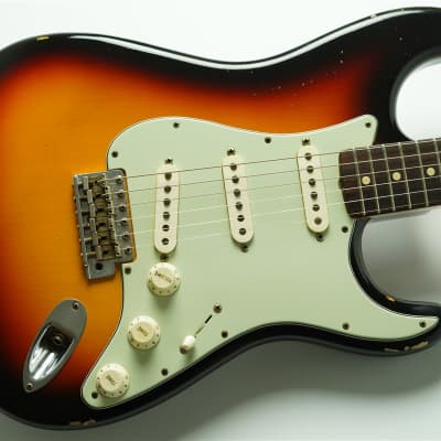 Fender Custom Shop Masterbuilt Dennis Galuszka 1961 Stratocaster Journeyman Relic  2016 - Sunburst [BG] for sale