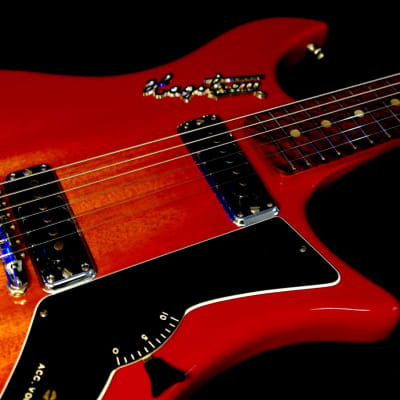 Hagstrom Impala 1965 Red Sunburst.  VINTAGE. Stylish Guitar Icon of the 1960s' s  RARE. image 16