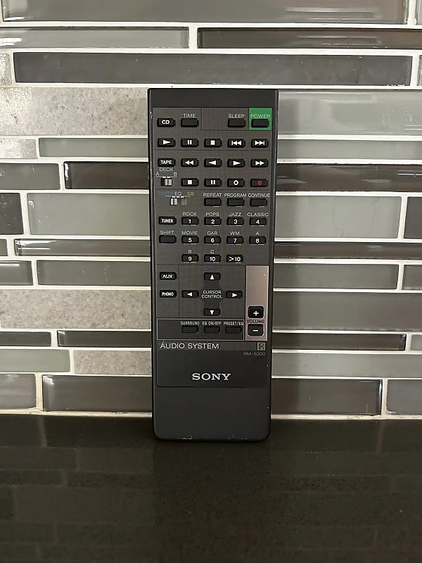 Sony RM-S300 Genuine OEM Replacement Audio System Remote Control  			