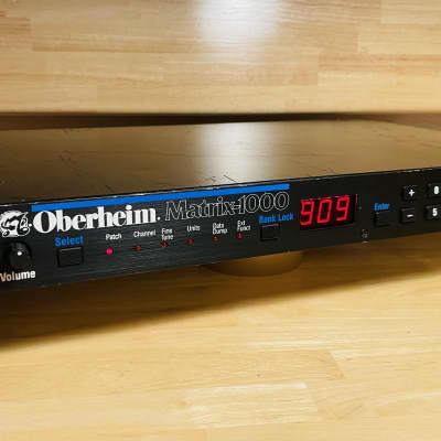 Oberheim Matrix 1000 Rackmount 6-Voice Synthesizer 1987 - 120V - 1.2 R2 Firmware