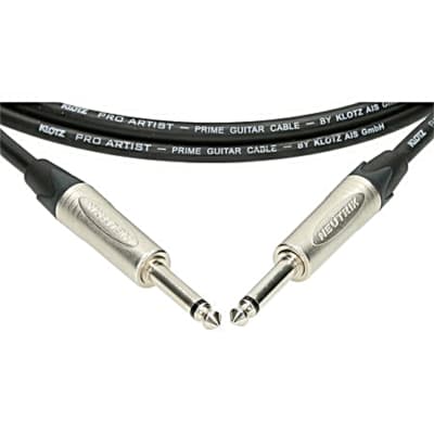 Klotz Pro Artist 20ft GUITAR Insturment Cord Cable  made in Germany  Black image 3
