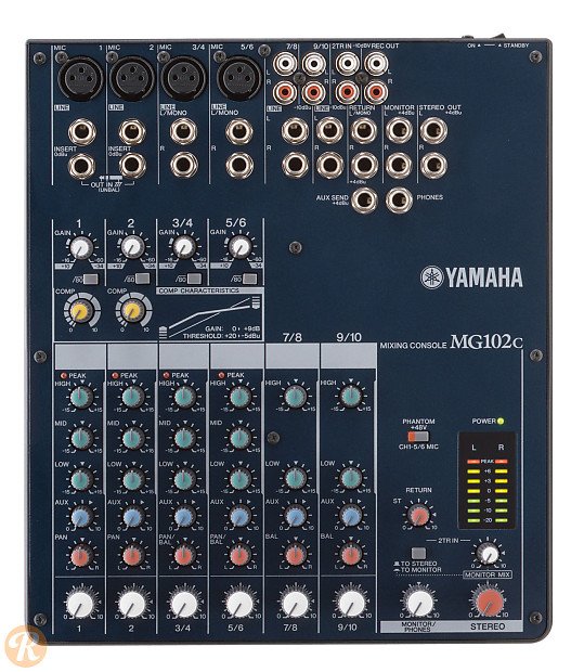 Yamaha MG102C 10 Channel Mixer image 1