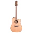 Takamine P3DC 12-String Acoustic Electric Guitar with Cedar Top with CT4B Electronics- Case Included