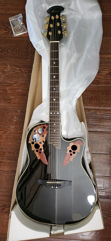 【送料込】 OVATION w GUITAR ELECTRIC ACOUSTIC DELUXE CELEBRITY CS257-5 ギター