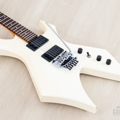 1988 BC Rich Warlock NJ Series WGR-2X Snow White w/ Floyd Rose