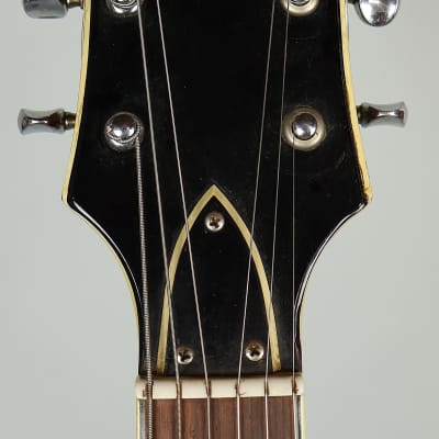 Univox 335 Sunburst Electric Semi-Hollow Body Guitar w/Gig Bag image 4