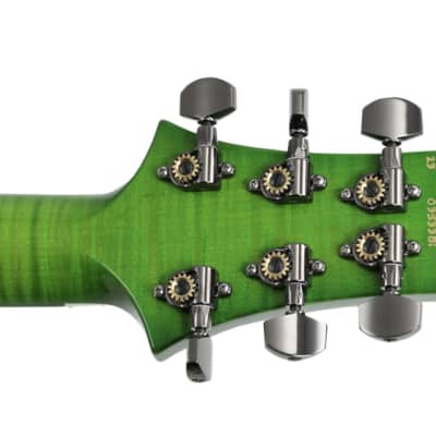Paul Reed Smith Wood Library Custom 24 Floyd Rose Stained Flame Maple Neck Eriza Verde image 5
