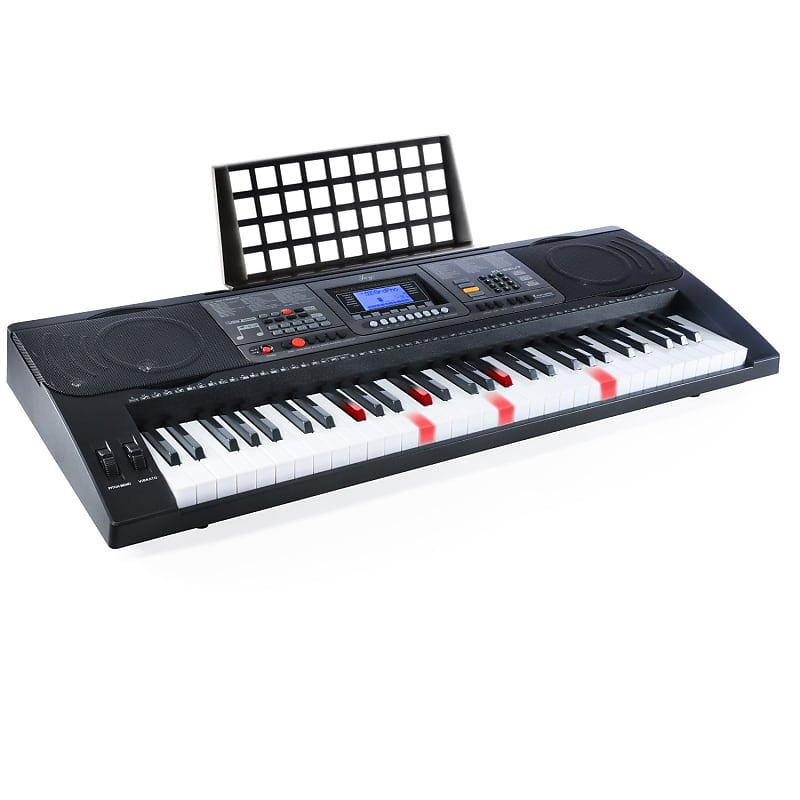 61 Lighted Keys Keyboard with Touch Sensitive &USB-Midi(App) | Reverb